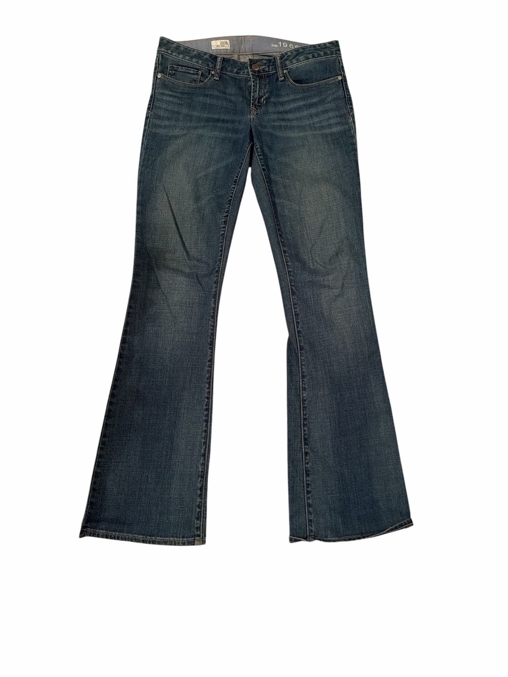GAP 1969 Sexy Boot Low Rise Bootcut Jeans Dark Wash 29 Long